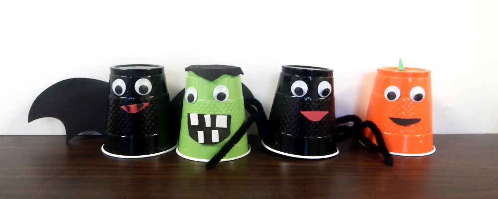 halloween cup craft dementia