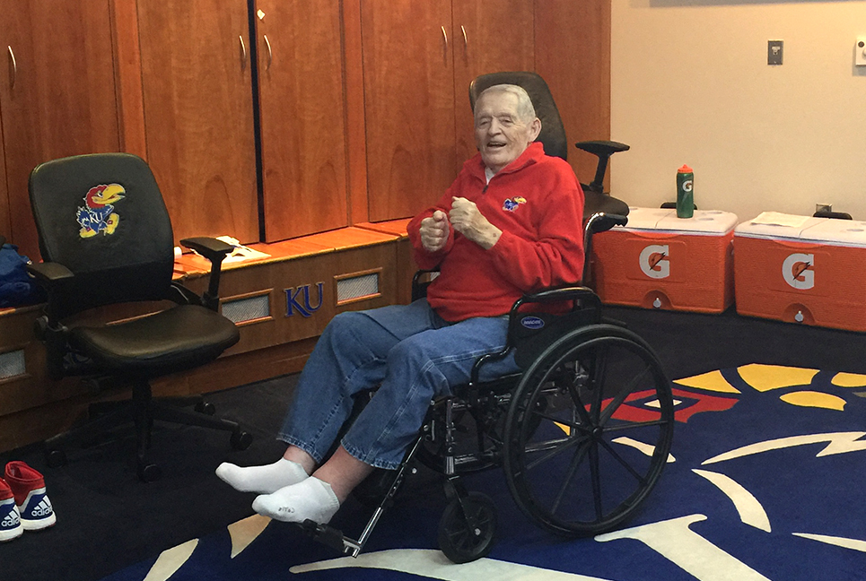 Jim Craig in Locker Room