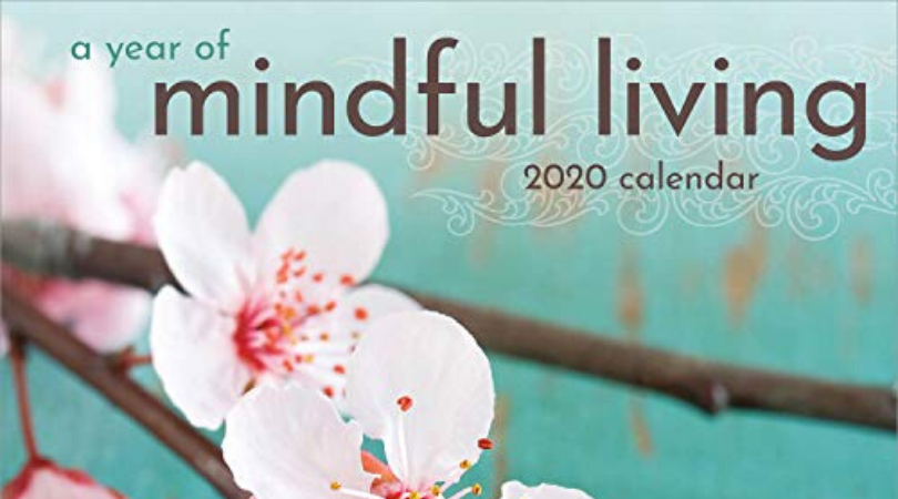 mindful living wall calendar