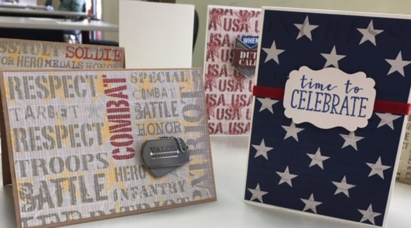 make cards for veterans