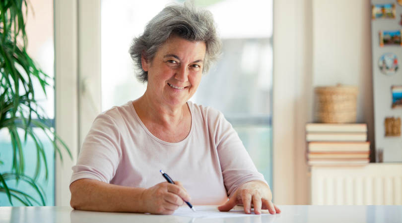 volunteer writing letters