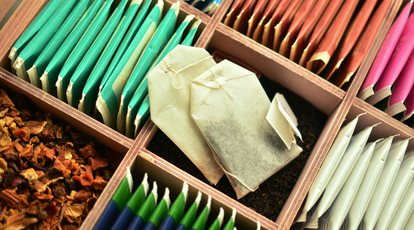 teabags funeral favor
