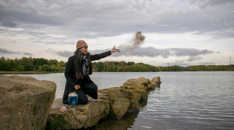 scattering ashes