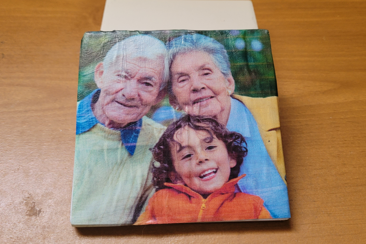 photo coasters dementia craft