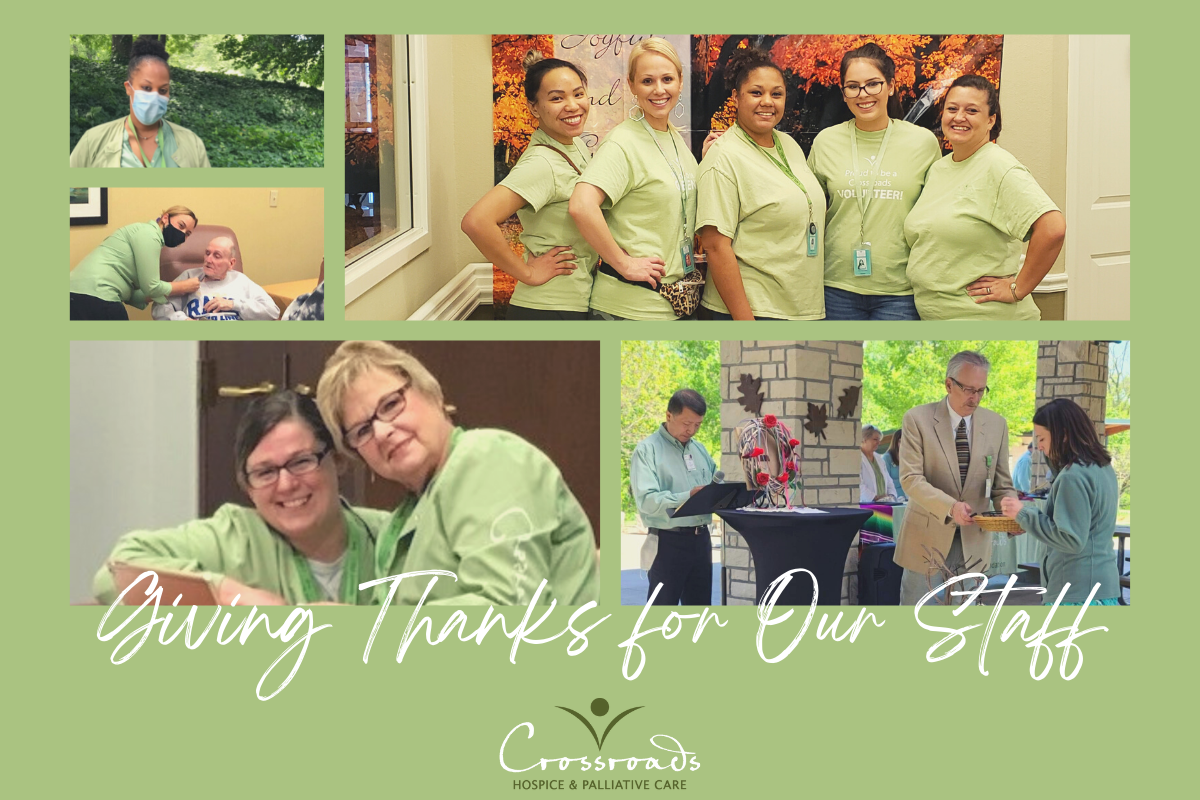 Giving Thanks For Our Staff