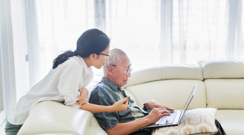 welcoming senior parent home