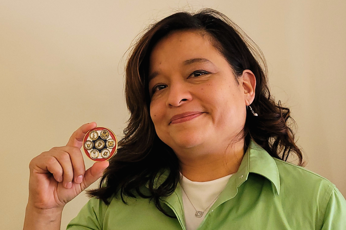 Challenge Coin Crossroads Hospice
